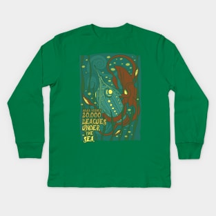 Twenty Thousand Leagues Kids Long Sleeve T-Shirt